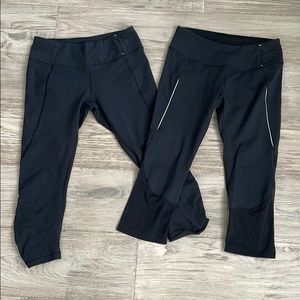 Calia black capri stretch pants - 2 pairs- size M